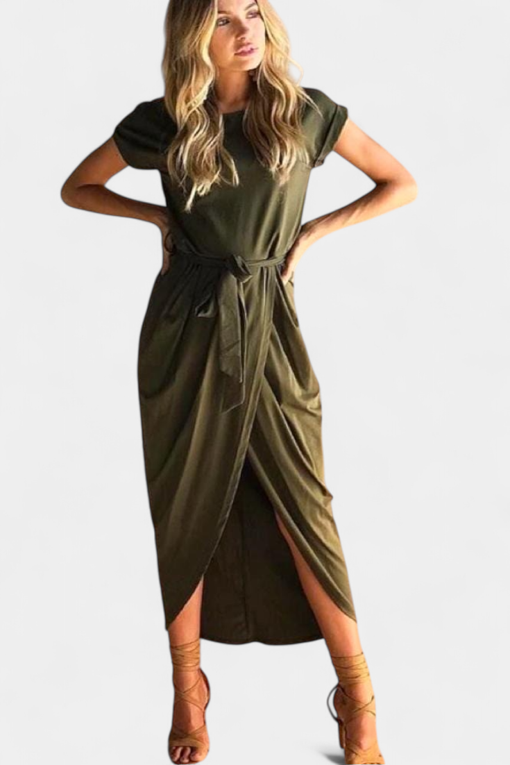 Clarissa Wrap Midi Dress
