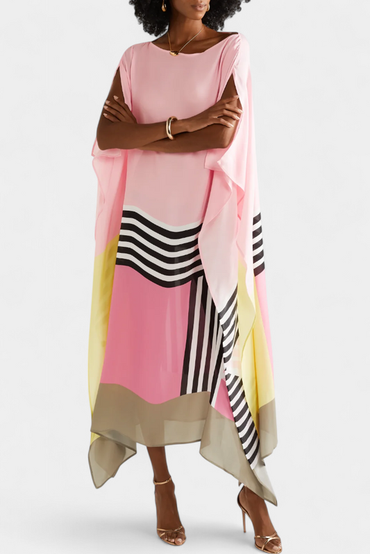 Elenora Loose Fit Geometric Caftan