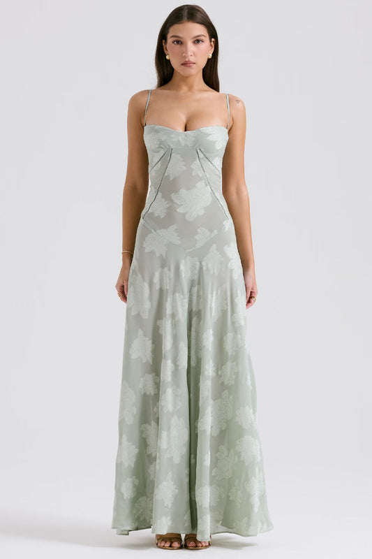 Mabel Vintage Sequin and Lace Dress