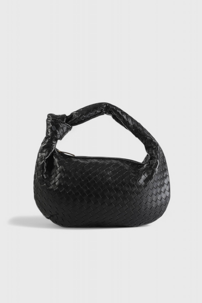 Medium Shoulder Bag in Sage Color with Fabric