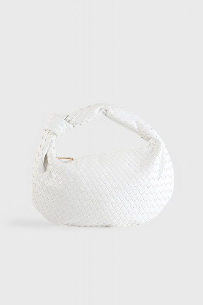 Medium Shoulder Bag in Sage Color with Fabric
