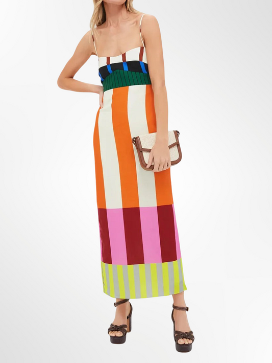 Elsa - Multicolored Long Dress